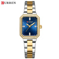 Reloj de pulsera CURREN elegante de cuarzo para mujer, reloj Original de marca superior para mujer, relojes luminosos impermeables de lujo