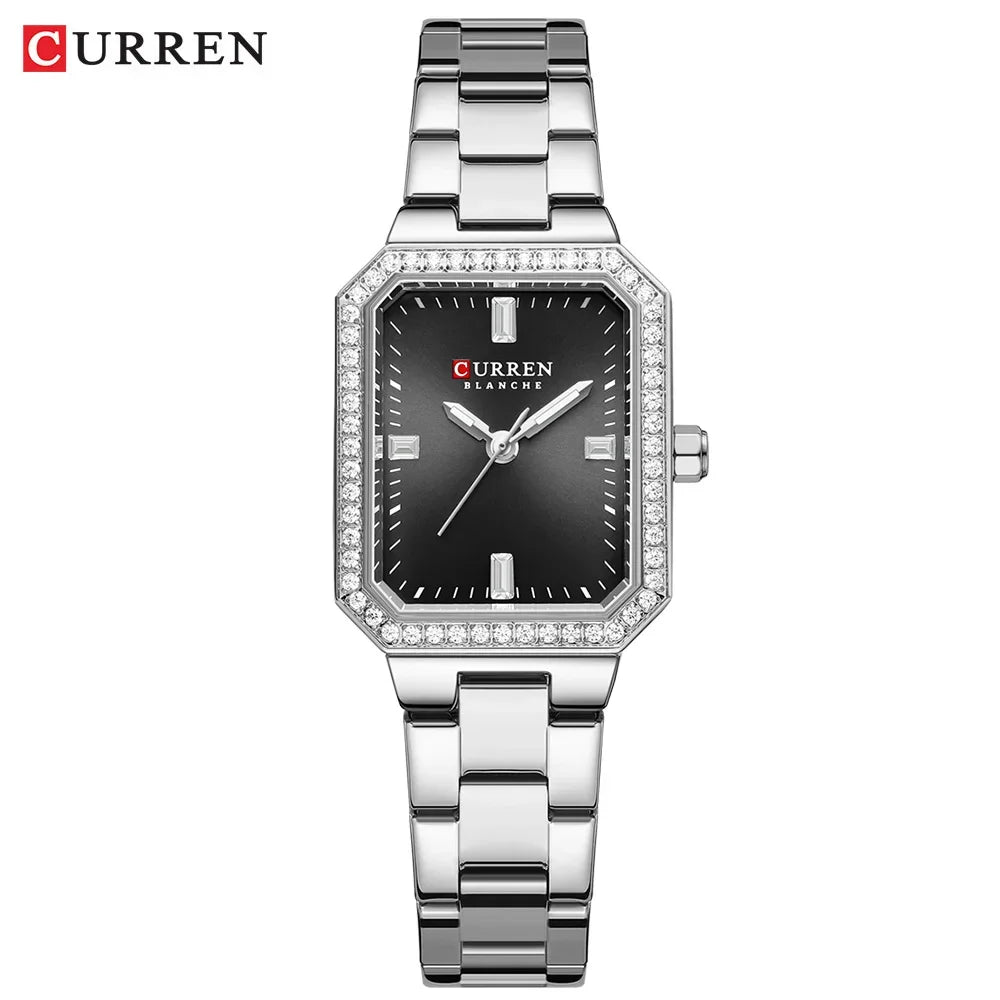 Reloj de pulsera CURREN elegante de cuarzo para mujer, reloj Original de marca superior para mujer, relojes luminosos impermeables de lujo