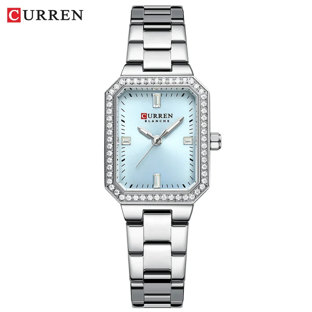 Reloj de pulsera CURREN elegante de cuarzo para mujer, reloj Original de marca superior para mujer, relojes luminosos impermeables de lujo